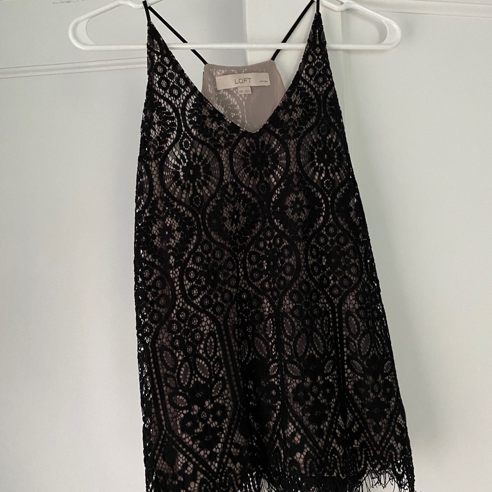 Black lace top